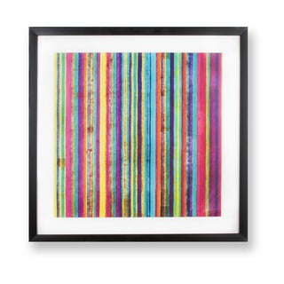 Neon Stripe fali kép, 50 x 50 cm - Graham & Brown