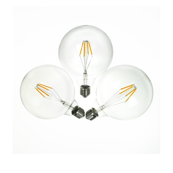 MOOD Crown LED izzó, E27 4 W, 3 darab - Bulb Attack