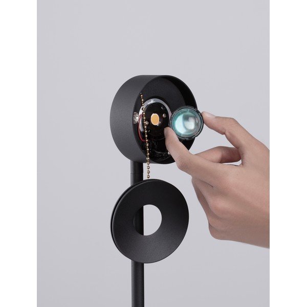 Matt fekete fém LED állólámpa hajlítható szerkezettel-dimmelhető (magasság 121 cm) Irida – Nova Luce-image-3