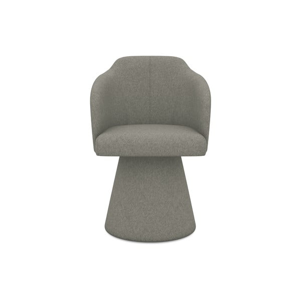 Szürke kárpitozott étkezőfotel Kanoa – Makamii-image-1