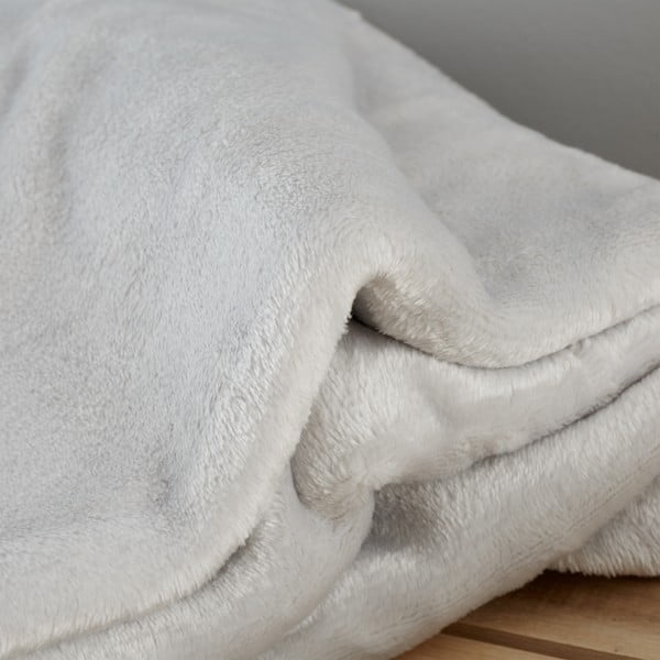 Világosszürke mikroplüss takaró 130x170 cm Raschel Velvet – Catherine Lansfield-image-2