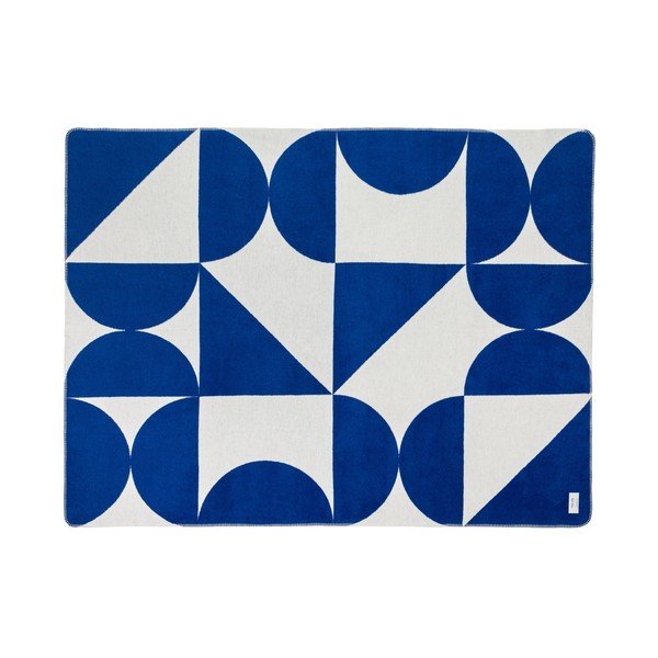 Kék-krémszínű takaró 150x200 cm Tul – noo.ma