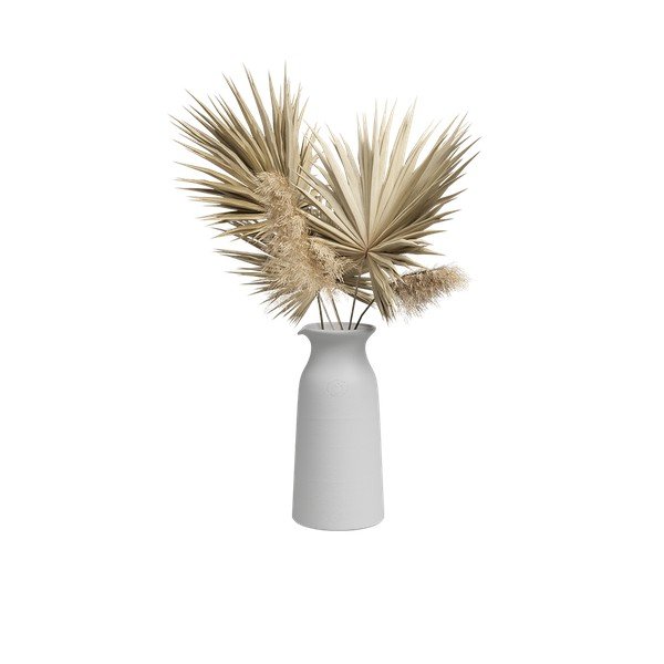 Fehér kerámia kézzel készített váza (magasság 30 cm) Bia – Artevasi-image-4