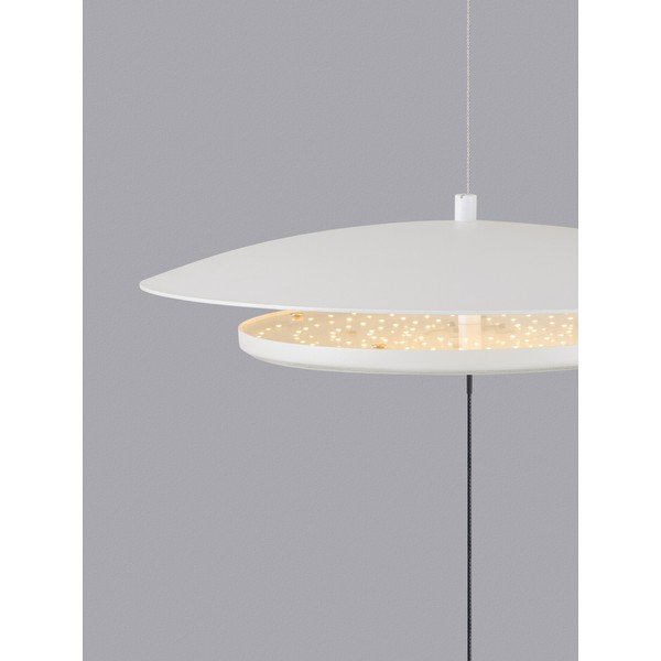 Matt fehér alumínium LED dimmelhető állólámpa (magasság 370 cm) Olos – Nova Luce-image-2