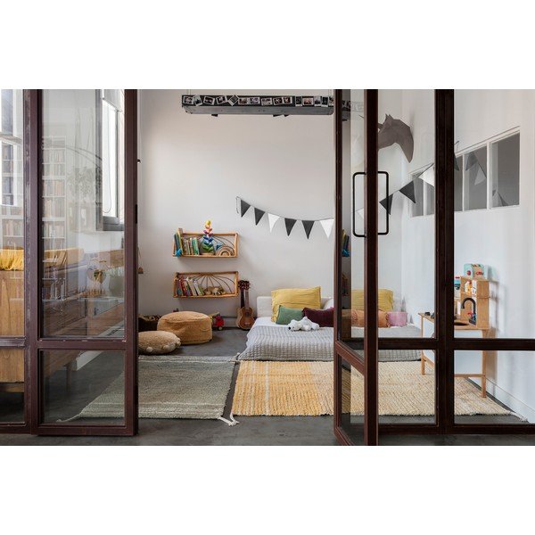 Okkersárga pamut szőnyeg 170x240 cm Twin Amber – Lorena Canals-image-1