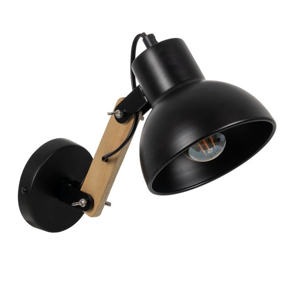 Fekete-natúr színű fali lámpa – Ixia-image-2