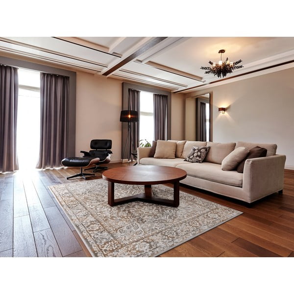 Szürke-bézs szőnyeg 133x190 cm Sensi Idra – FD-image-1