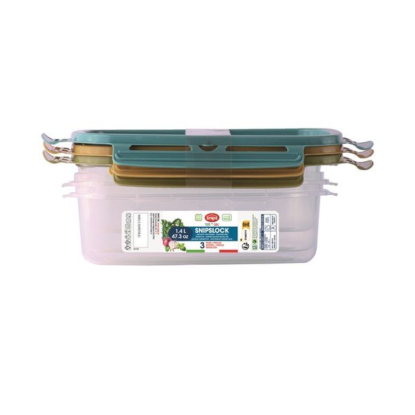 Élelmiszertartó doboz szett 3 db-os Snipslock – Snips-image-3