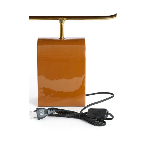 Narancssárga fém asztali lámpa (magasság 38 cm) Cardona – Light & Living-image-4