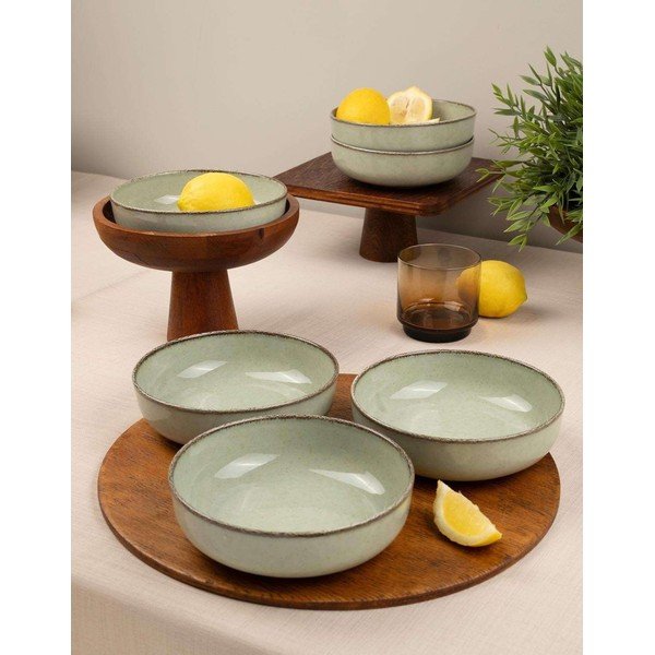 Világoszöld porcelán tálka szett 6 db-os 75 ml – Hermia-image-1