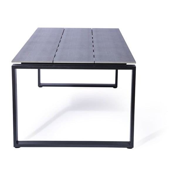 4 db rattan étkezőszék Gabriela és fekete asztal Strong - Bonami Essentials-image-3