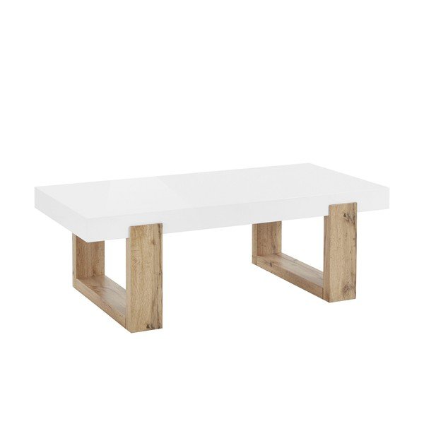 Fehér dohányzóasztal 60x120 cm Solid – Støraa-image-1