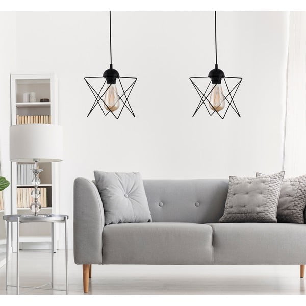 Fekete függőlámpa – Opviq lights-image-1