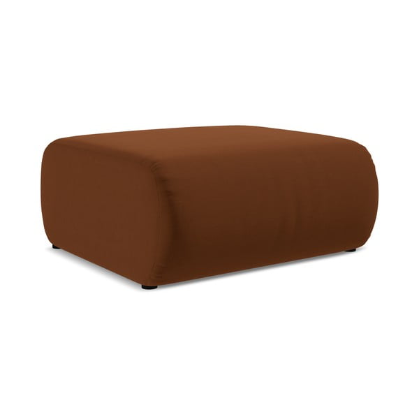 Narancssárga-barna bársony lábtartó Ekahi – Makamii-image-2