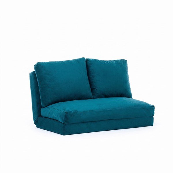 Petróleumkék kinyitható kanapé 120 cm Taida – Balcab Home
