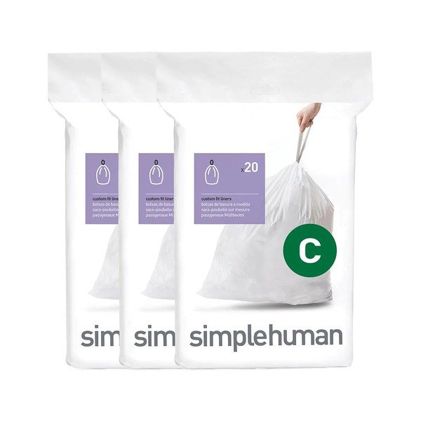 Szemeteszsák 60 db 12 l C - simplehuman-image-3