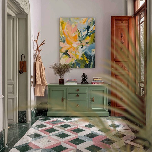 Nyomtatott vászon kép 70x100 cm Floral Gust – Styler-image-1
