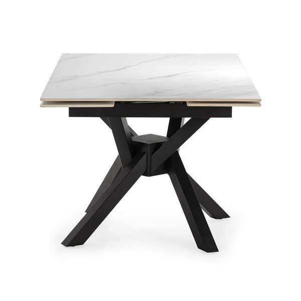 Bővíthető étkezőasztal kő asztallappal, hosszabbító asztallappal 90x150 cm Arlene – Marckeric-image-3