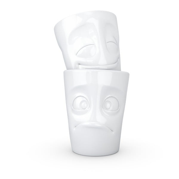 2 részes fehér bögrekészlet - 58products-image-1