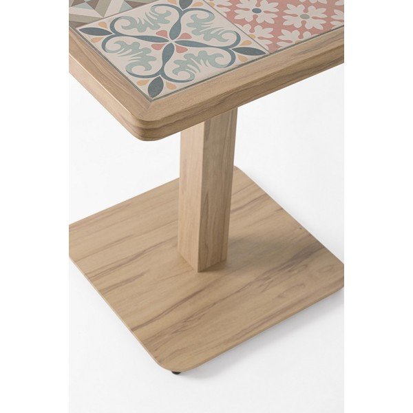 Acél kerti kisasztal 73x73 cm Kalimera – Bizzotto-image-3