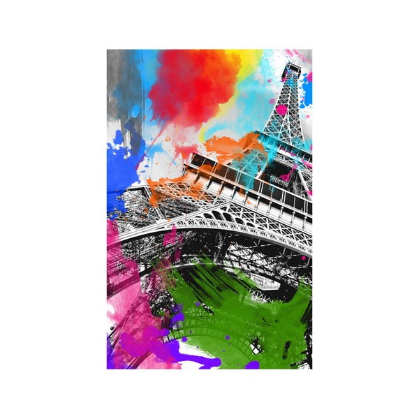 Az Eiffel torony alatt fali kép, 45 x 70 cm