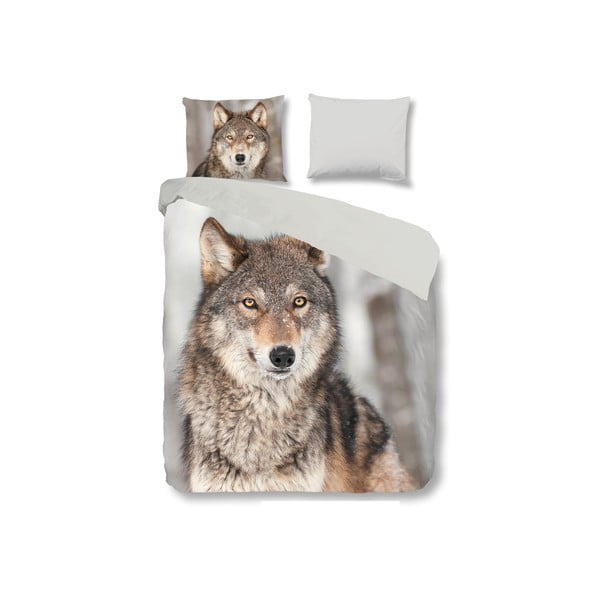 Wolf kétszemélyes pamut ágyneműhuzat, 200 x 200 cm - Good Morning