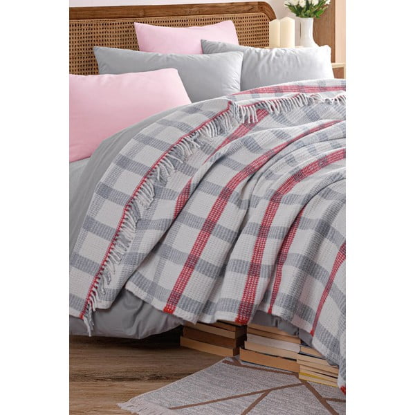 Szürke ágytakaró 180x220 cm Warm Soft – Mijolnir-image-2