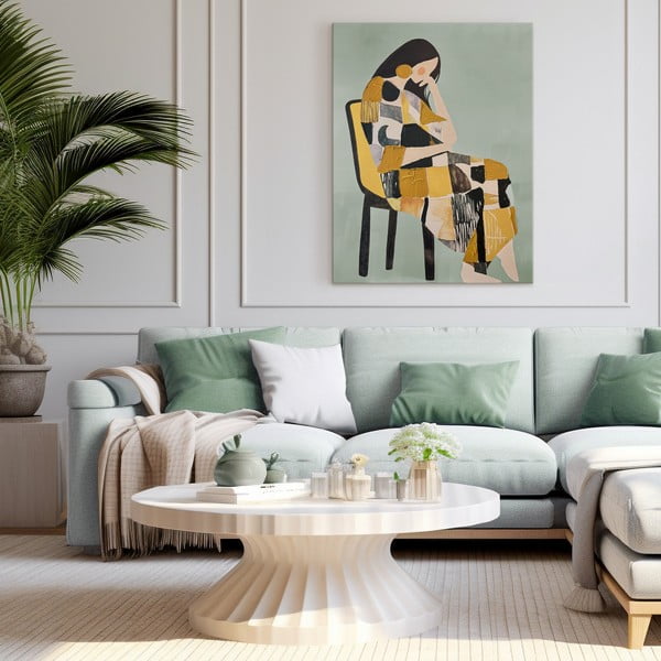 Kép kézzel festett részletekkel 70x100 cm Penelope – Styler-image-4