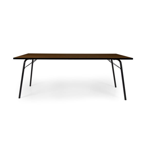 Daxx sötétbarna étkezőasztal, 90 x 200 cm - Tenzo