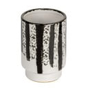 Fekete-fehér kerámia fogkefetartó pohár Subiza – Wenko