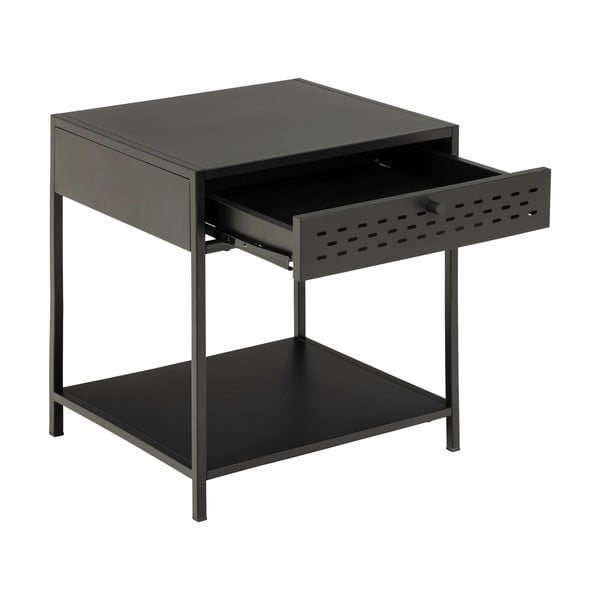 Newcastle fekete éjjeliszekrény - Actona-image-3