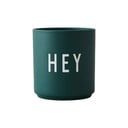 Sötétzöld porcelán bögre 300 ml Hey – Design Letters