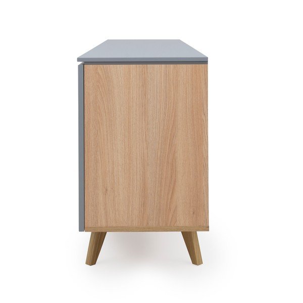 Plain szürke komód, szélesség 210 cm - Tenzo-image-3