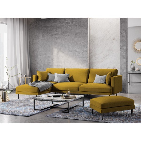 Piero sárga puff - Milo Casa-image-1
