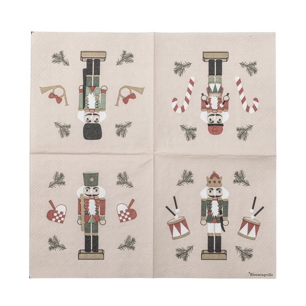 Papír szalvéta szett 20 db-os 25x25 cm Jolly – Bloomingville-image-4