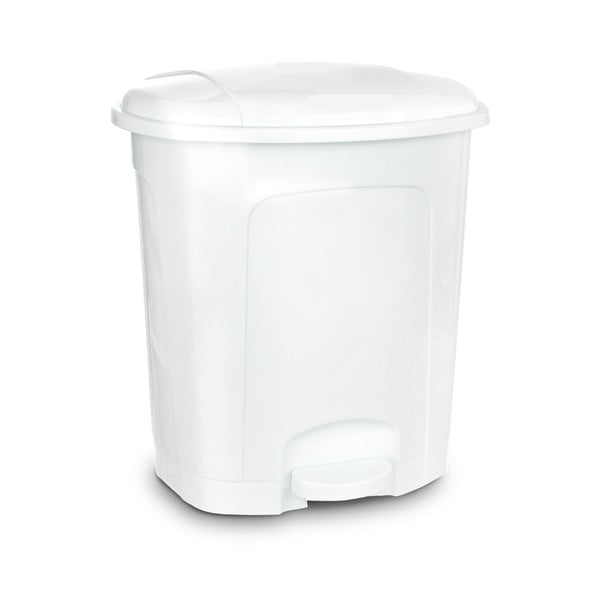 Fehér műanyag pedálos szemetes 3 l – Orion