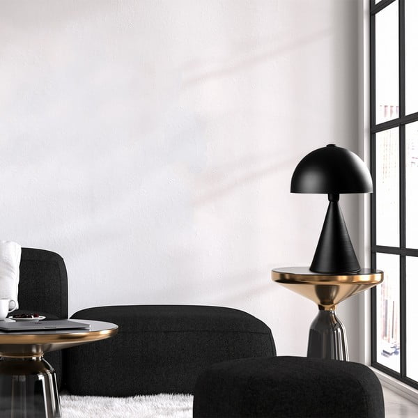 Fekete asztali lámpa fém búrával (magasság 52 cm) Dodo – Opviq lights-image-1