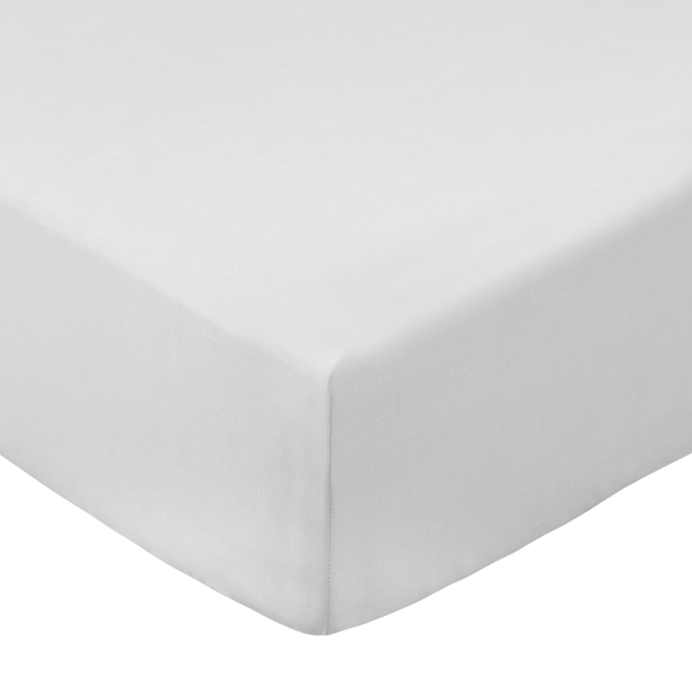 Fehér gumis pamut-perkál lepedő 90x190 cm Cotton Percale Bianca