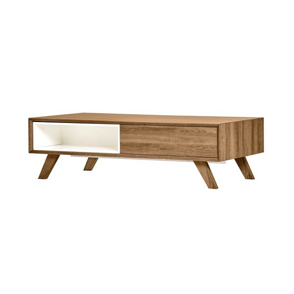 Tivoli dohányzóasztal fehér részletekkel, 120 x 35 cm - Marckeric-image-3