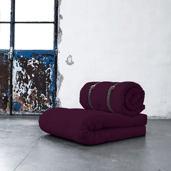 Buckle Up Purple Plum állítható fotel bőr szíjakkal - Karup