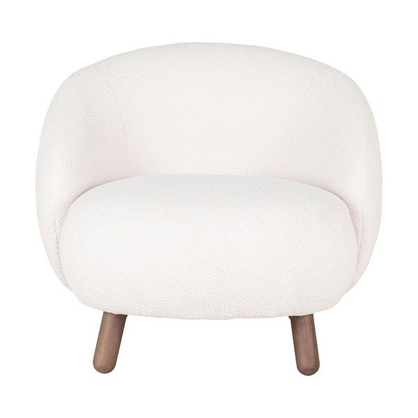 Krémszínű fotel lábtartóval Savona – House Nordic-image-2