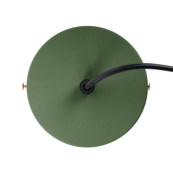 Mingle zöld függőlámpa réz színű részletekkel, ⌀ 21 cm - Leitmotiv-image-1