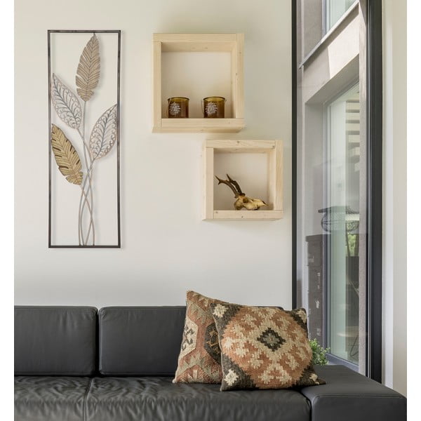 Foglie aranyszínű fali dekoráció, 30,5 x 91 cm - Mauro Ferretti-image-1