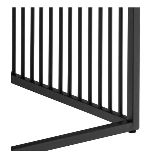 Natúr színű dohányzóasztal tölgyfa dekoros asztallappal 60x120 cm Strington – Actona-image-3