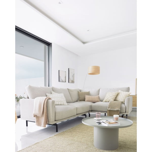 Fém kerek tárolóasztal ø 72 cm Fleksa – Kave Home-image-2