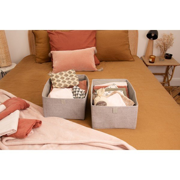 Oxford szürke tárolódoboz, 42 x 36 cm - Compactor-image-2