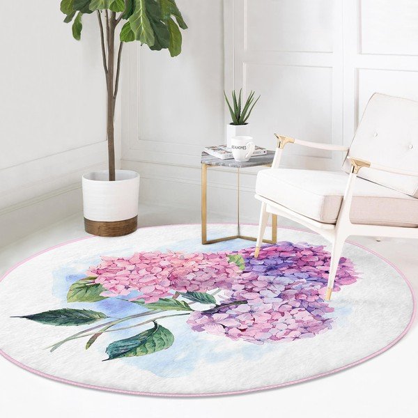 Mosható-robotporszívóval tisztítható kerek szőnyeg ø 100 cm Comfort – Mila Home-image-2