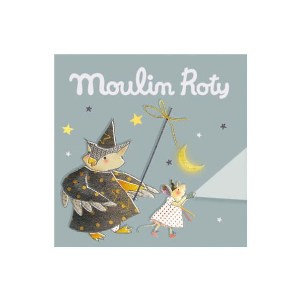 Éjjeli séta mesevetítő lapok - Moulin Roty