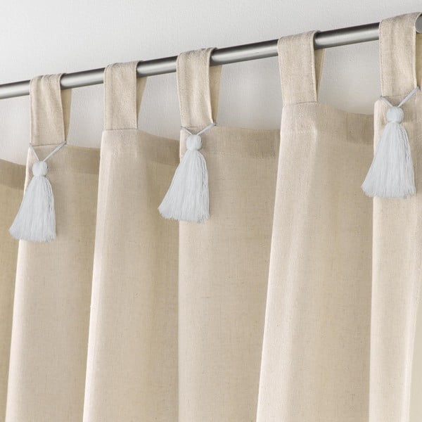Bézs függöny 140x240 cm Cyrine – douceur d'intérieur-image-1