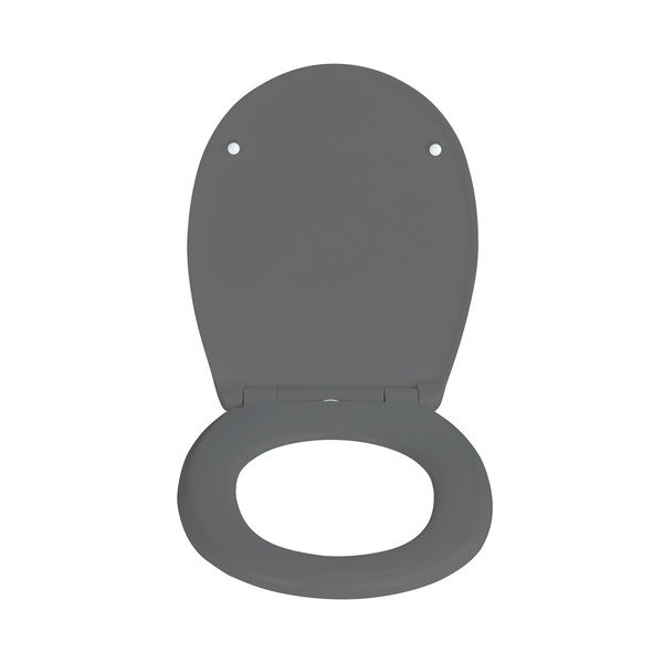 Vorno szürke rozsdamentes acél wc-ülőke - Wenko-image-1